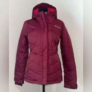 Columbia Omni-heat Deep Red Ski Jacket